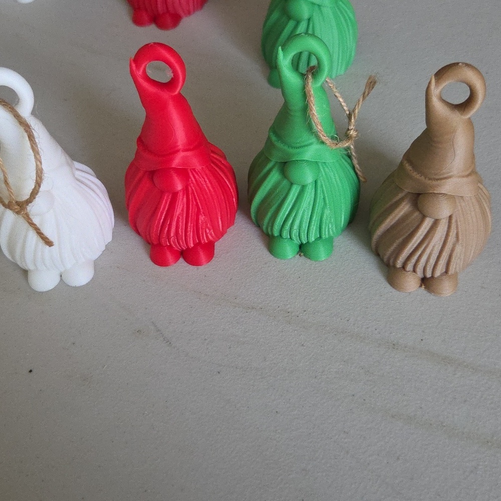 3-D Printed Gnome Ornament
